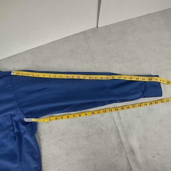 Van Heusen Men's Blue Cotton Blend Button Down Dress Shirt Size 15 (34/35) - Picture 9 of 11